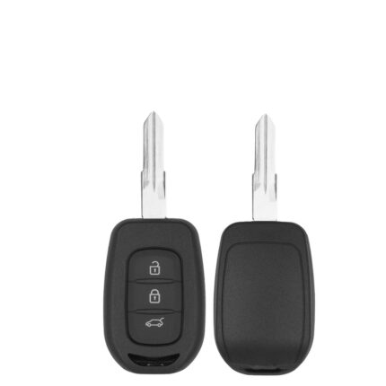 COQUE DE CLÉ TÉLÉCOMMANDE REN NON RABATTABLE 3 BOUTONS LAME VAC102 AVEC SUPPORT DE BATTERIE - carmatech