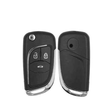 COQUE DE CLÉ RABATTABLE MODIFIÉE CHEVROLET 3 BOUTONS - carmatech