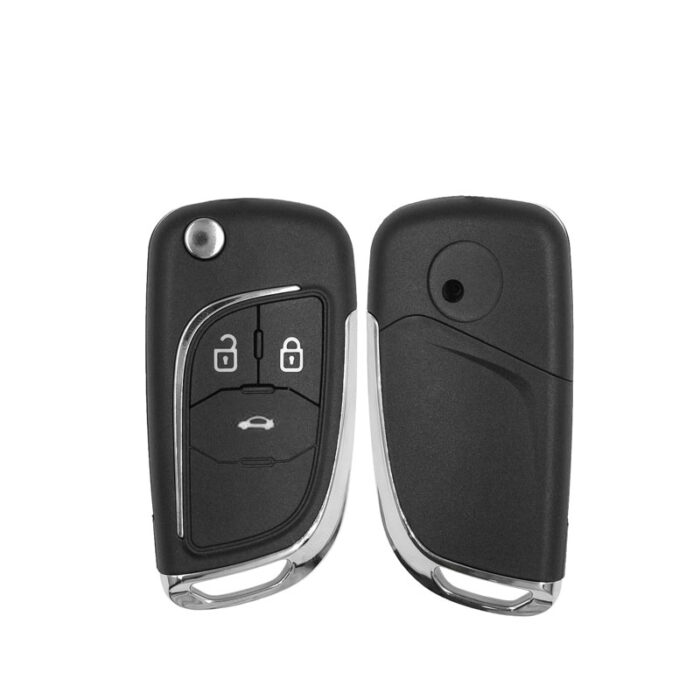 COQUE DE CLÉ RABATTABLE MODIFIÉE CHEVROLET 3 BOUTONS - carmatech