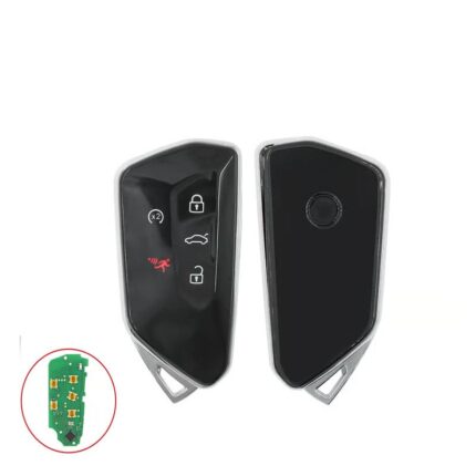 COQUE DE CLÉ TÉLÉCOMMANDE INTELLIGENTE VOLKSWAGEN 4+1 BOUTONS - carmatech