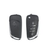 CITROEN TYPE COQUE DE CLÉ À DISTANCE RABATTABLE 3 BOUTONS - carmatech