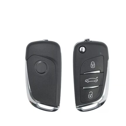 CITROEN TYPE COQUE DE CLÉ À DISTANCE RABATTABLE 3 BOUTONS - carmatech