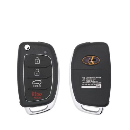 TÉLÉCOMMANDE UNIVERSELLE XHORSE WIRELESS 4 BOUTONS STYLE HYUNDAI XNHY23EN - carmatech