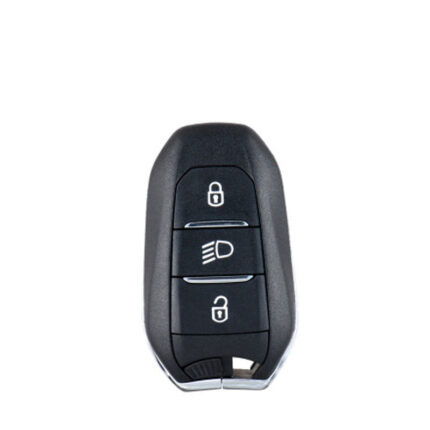 Télécommande Universelle 3 Boutons Pour PEUGEOT, 433MHZ FSK, transpondeur 4A/NCF29AXM AVEC LAME ET NOUVEAU LOGO  - carmatech